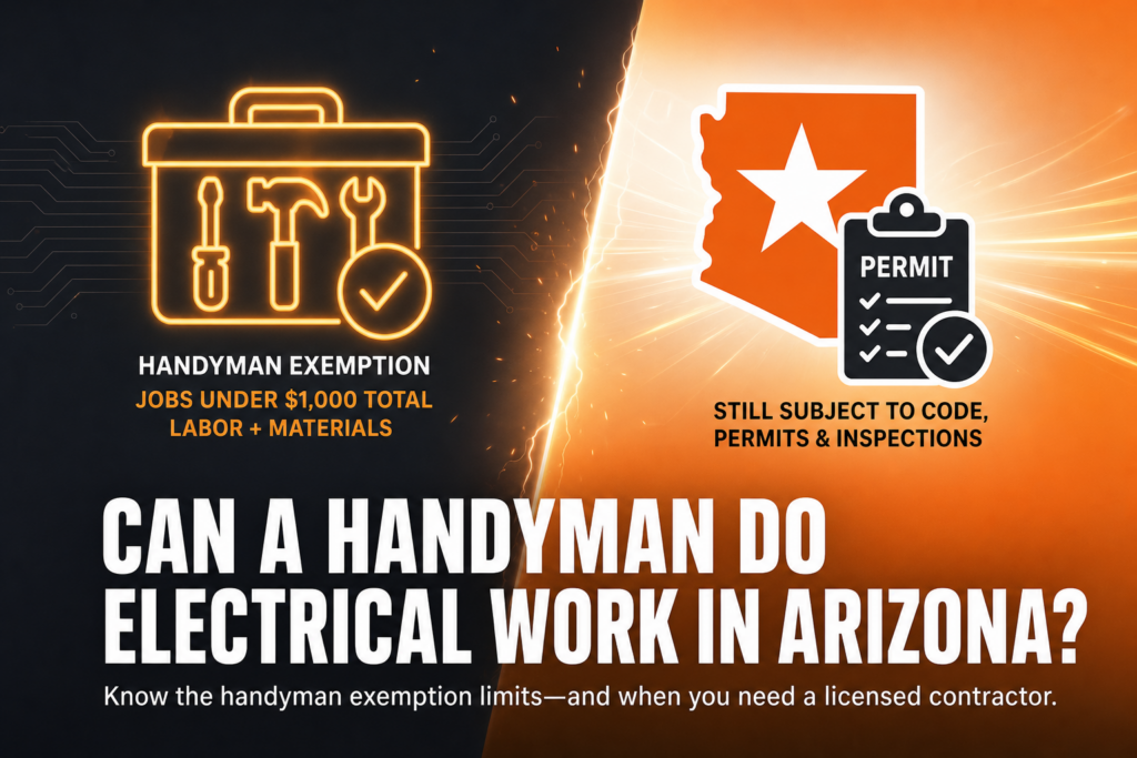 Featured image for “Can a Handyman Do Electrical Work in Arizona?”