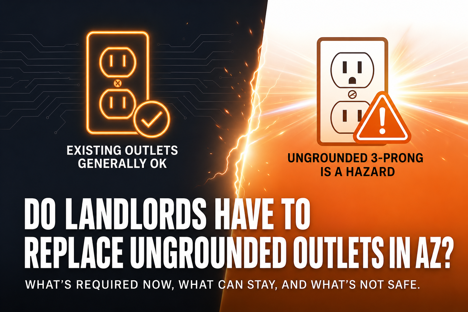 Featured image for “Do landlords have to replace ungrounded outlets in AZ?”